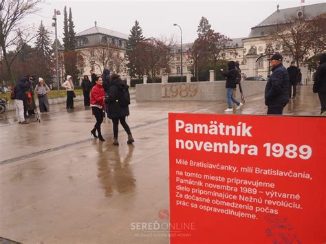 Archívna fotografia študentských demonštrácií v Bratislave 16. novembra 1989