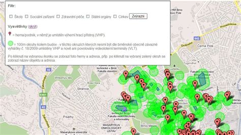 Informatívna mapa alebo infografika s vyznačenými fotogenickými bodmi v Nitre a okolí