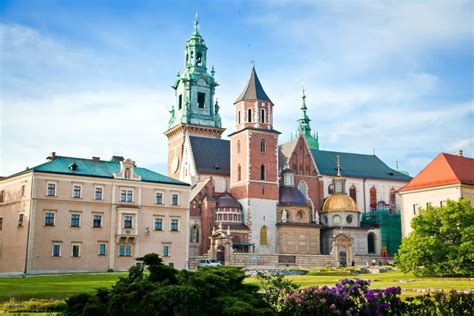 Wawelský hrad a katedrála, panoramatický záber