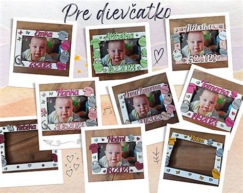 Produktové foto: rôzne dizajny personalizovaných krstových košieľok