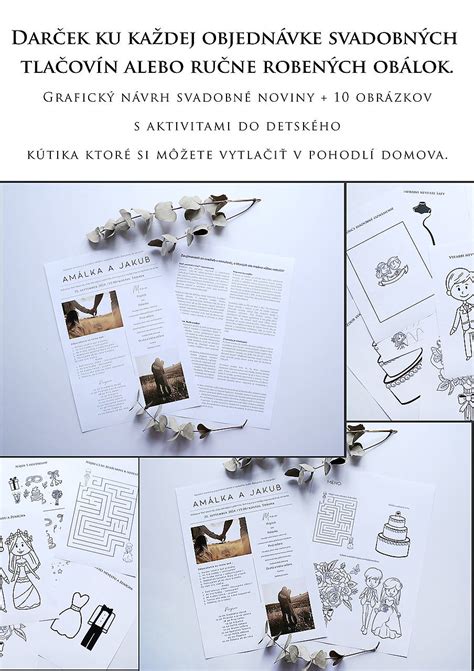 Koláž vtipných a ručne vyrobených svadobných darov