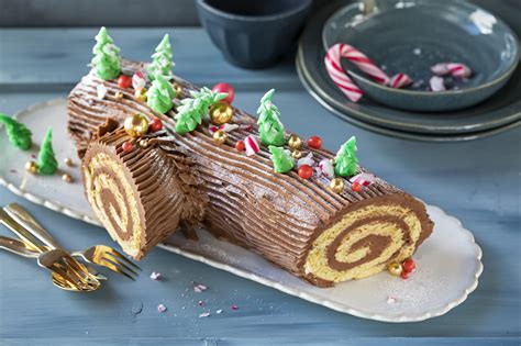 Nákres prípravy Vianočného polena (La bûche de Noël)