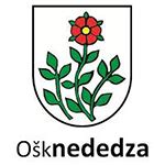 Tematická fotografia revitalizovaného centra obce Nededza s kultúrnym domom a kaštieľom