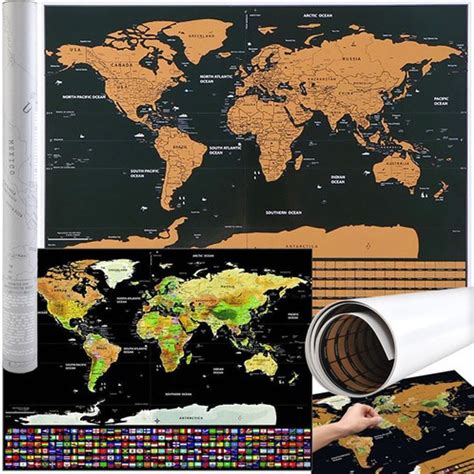 Stieracia mapa sveta na stene, označené navštívené krajiny