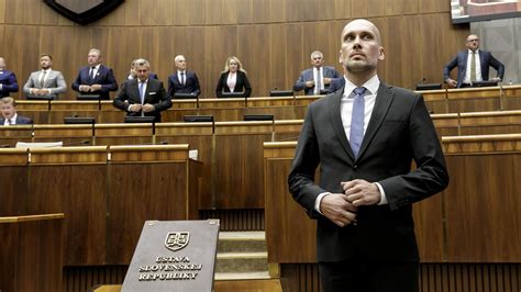 Fotografia Richarda Sulíka v parlamente