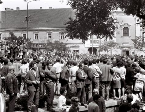 Archívne foto: Okupácia Československa vojskami Varšavskej zmluvy v auguste 1968