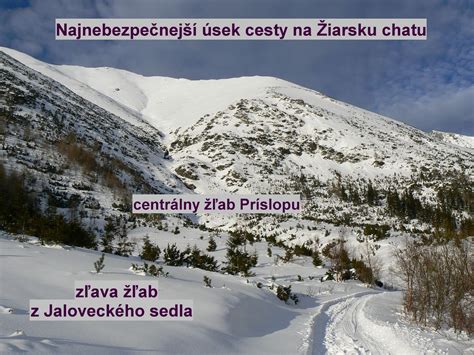 Tematické foto zasneženej Žiarskej doliny so Žiarskou chatou