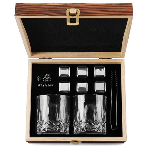 Luxusný set na whisky s udiarňou drevených štiepok