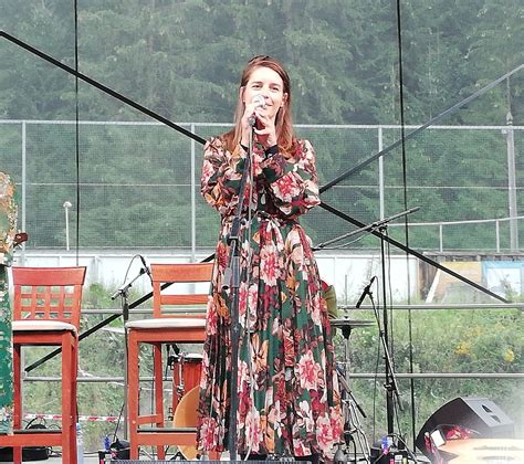 Sima Magušinová počas vianočného koncertu v kostole