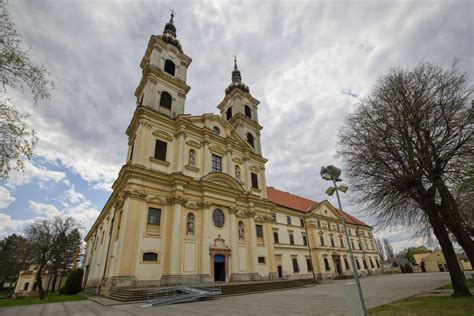 Photo of the Basilica Minor in Šaštín-Stráže, possibly during a pilgrimage