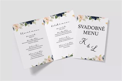 Ilustratívny obrázok detského svadobného menu alebo detského bufetu