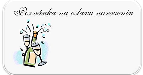 Ilustračný obrázok s rôznymi typmi pozvánok na oslavu