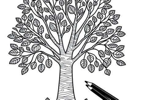 Detský obrázok stromu, kde koruna je tvorená odtlačkami brokolice