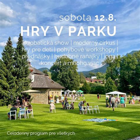 Detský piknik v parku s hrami a zábavou