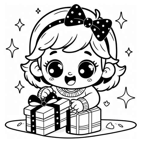 Dieťa s radosťou rozbaľuje jeden väčší darček