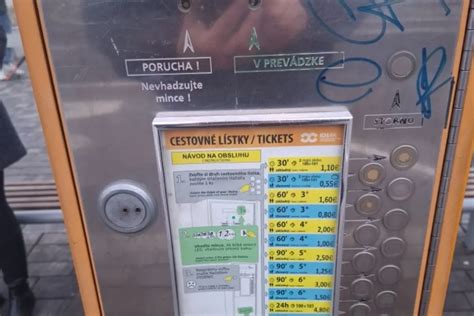 Schéma označovača lístkov v autobuse