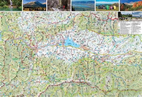 Mapa turistických a cykloturistických trás v Štiavnických vrchoch