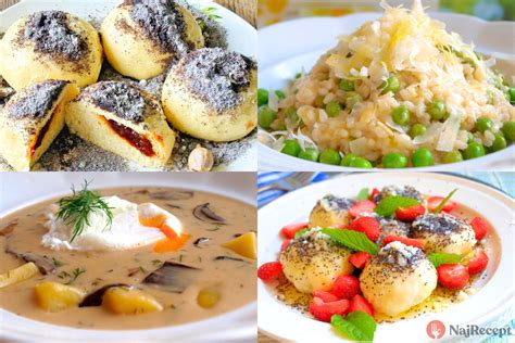 Ilustračná fotografia rôznych bezmäsitých jedál