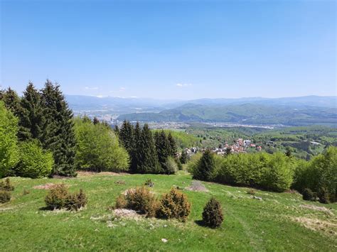 Panoramatický výhľad z Rozhľadne Plešivec