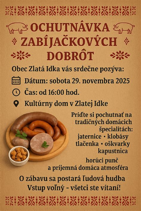 Fotografia tradičných fašiangových šišiek a zabíjačkových dobrôt