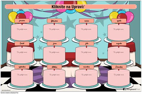 Ilustrácia znázorňujúca rôzne vekové kategórie žien s narodeninovými prvkami.