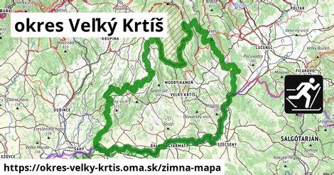 Ilustračná mapa regiónu Veľký Krtíš s vyznačenými športoviskami