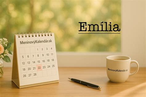 Tematické foto ženského mena Emília, symbolizujúce usilovnosť a horlivosť