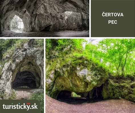 Fotografia vstupu do jaskyne Čertova pec s okolnou prírodou