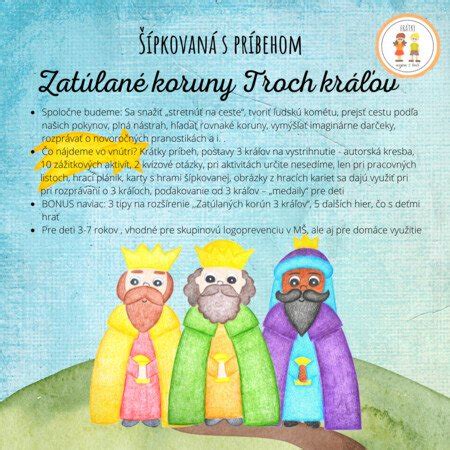 Ilustrácia Troch kráľov s darmi pre Ježiška