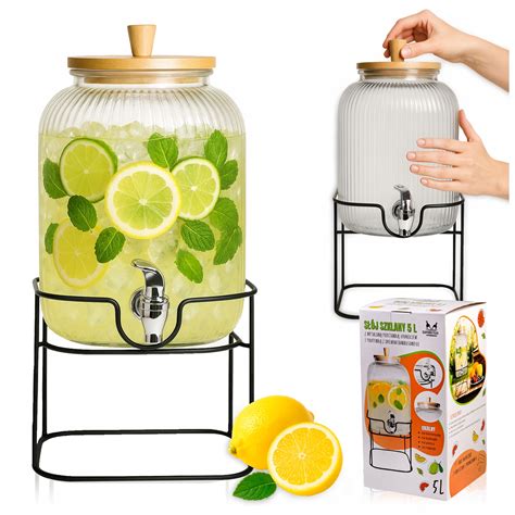 Dizajnová nádoba na limonádu s kohútikom