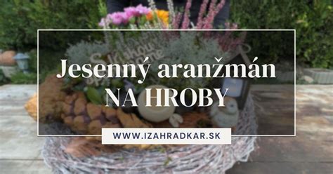 Aranžmán z jesenných kvetov na hrob