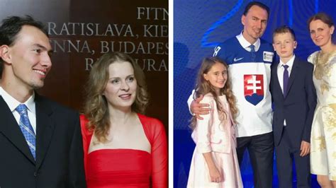 Miroslav Šatan s manželkou Ingrid a deťmi