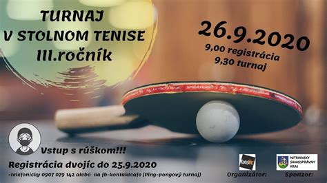 tematické foto stolnotenisového turnaja v akcii