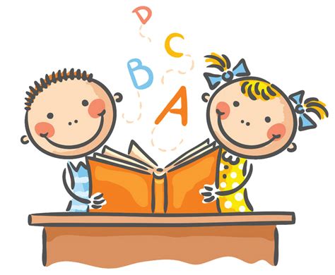 Ilustrácia detí s radosťou idúcich do školy