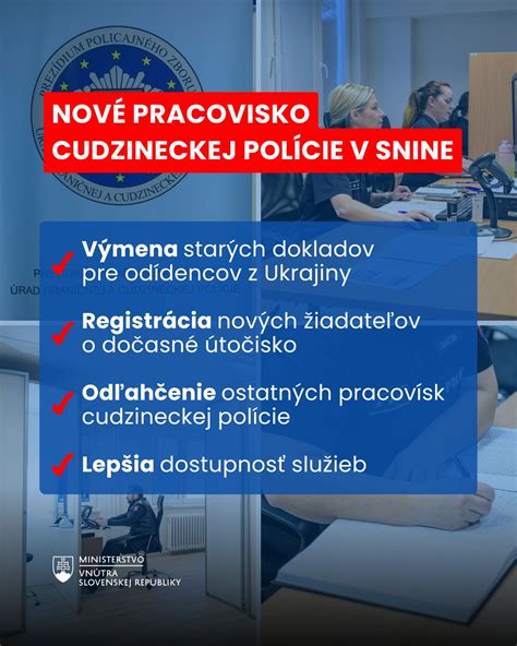 infografika s prehľadom služieb polície a administratívnych oddelení