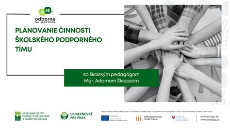 Schéma alebo infografika zobrazujúca štruktúru podporného tímu školy