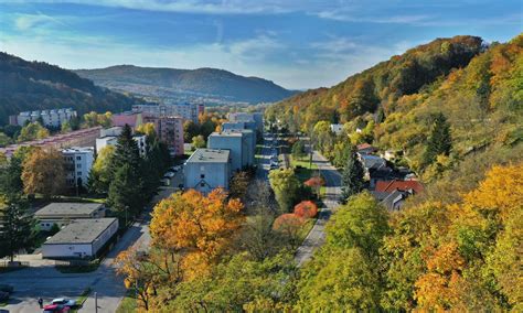Panoramatický pohľad na kúpeľné mesto Trenčianske Teplice