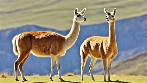 fotografia fauny v patagónskej stepi, napríklad lama guanako alebo kondor
