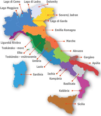 mapa vinárskych oblastí Talianska a Francúzska