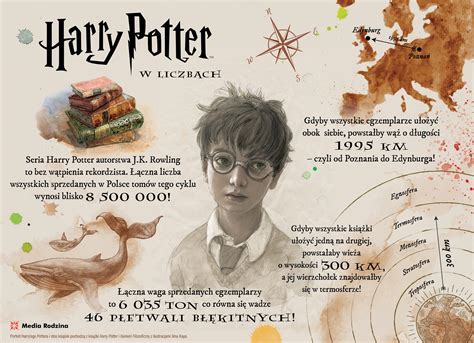 kľúčové momenty z filmovej série Harry Potter ako infografika