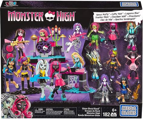Fotografia adventného kalendára Mega Bloks Monster High a jeho obsahu