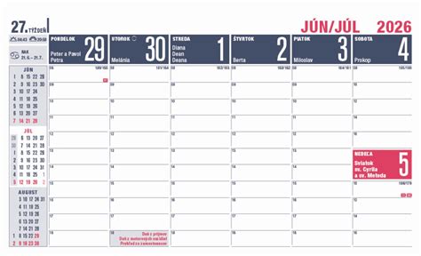 Kalendár s vyznačeným dátumom 5. januára