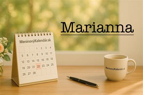 infografika zobrazujúca pôvod mena Marianna z mien Mária a Anna