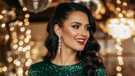 Tematická fotografia ženy s elegantným účesom na večierok