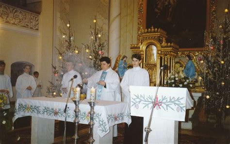 Novoročná svätá omša v kostole v Detve, r. 1995