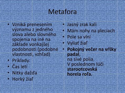 infografika s tipmi na rečnícke prostriedky: metafora, anafora, rečnícka otázka a citáty