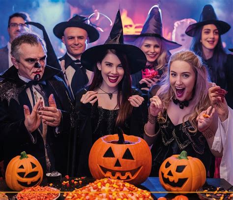 infografika: prehľad spoločenských hier upravených pre halloweensku párty