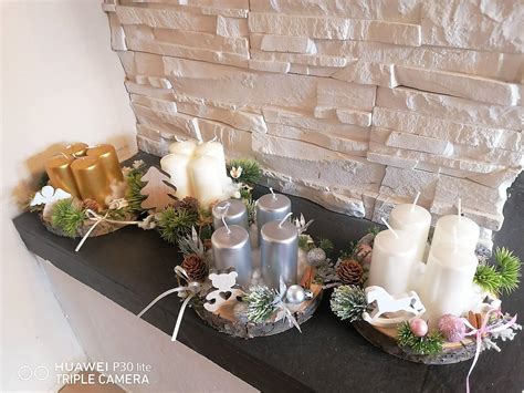 prírodné adventné dekorácie, vetvičky, šišky, sušené ovocie na drevenom podnose