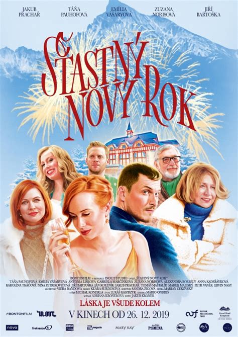 Film Šťastný nový rok - propagačné foto, hlavné herečky v zasnežených Tatrách