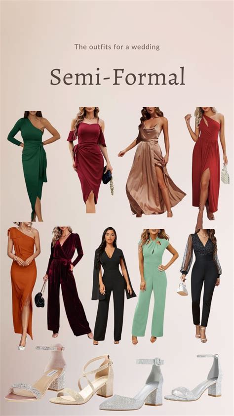 Koláž ženských outfitov pre rôzne typy firemných večierkov - formálny, smart casual, neformálny, tematický